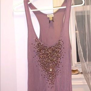 Top with gold glitter